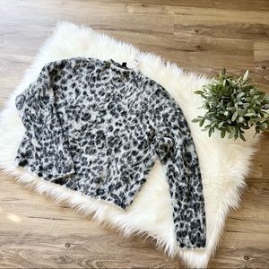 Ann Taylor leopard sweater NWT size M